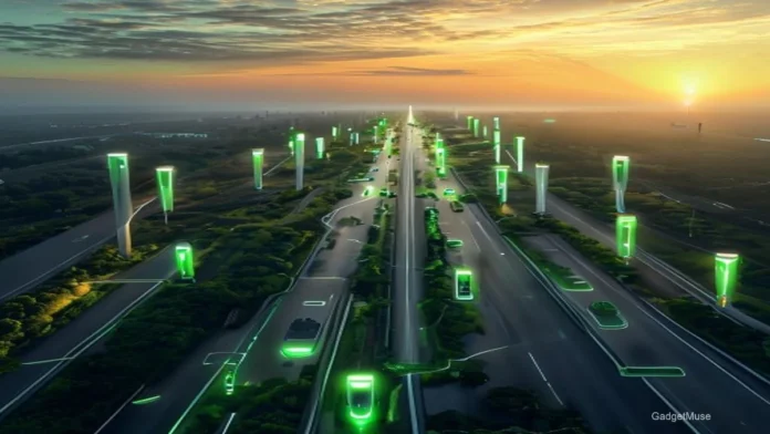 Electric vehicle charging stations map India 2026 showing network of fast chargers across major cities | GadgetMuse