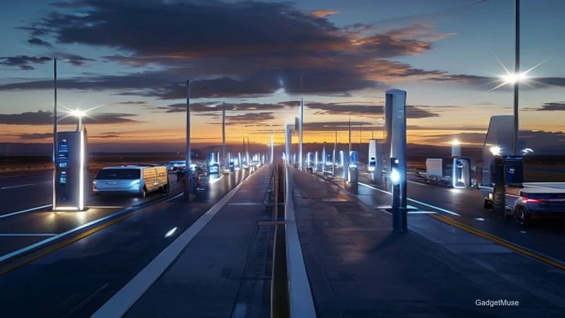 Map of US states showing 2026 state subsidies for commercial EV chargers, highlighting funding levels by region | GadgetMuse