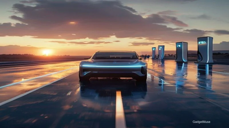 Top Indian startups offering EV charger subscription services, logos of leading firms on a digital map background | GadgetMus