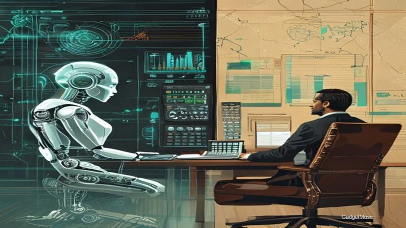 Chart comparing robo-advisor vs traditional financial planner India, fees and service features | GadgetMuse