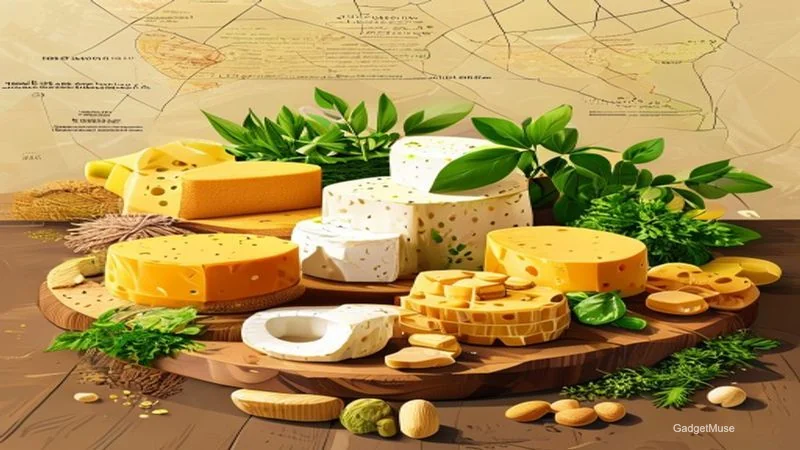Chart showing growth trends and regional demand for plant based cheese market opportunities India | GadgetMuse