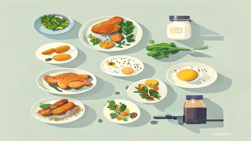 Grilled chicken, quinoa, broccoli and eggs illustrate best high protein meal plans for muscle building 2026 | GadgetMuse