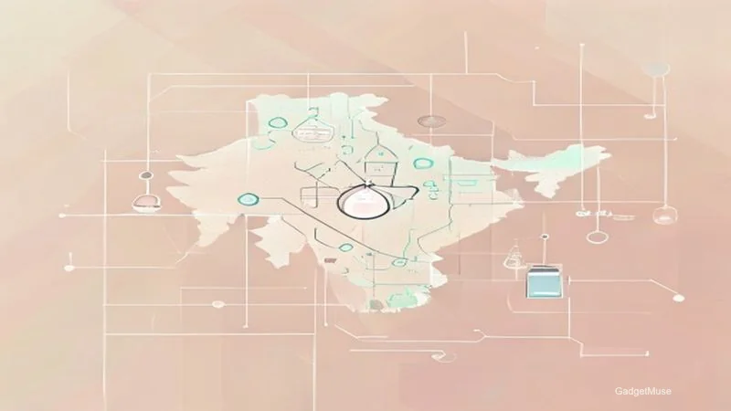 Illustration of the future of telehealth regulations India 2026 showing digital health icons and legal symbols | GadgetMuse