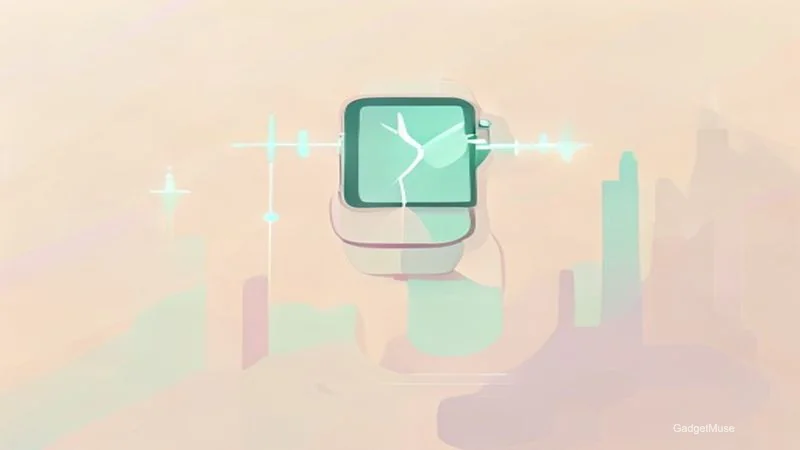 Person checking stress on a smartwatch, showing how to improve mental health with wearable technology | GadgetMuse