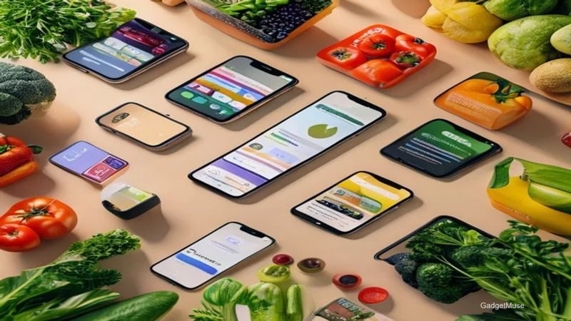 Screenshot of a smartphone displaying the top grocery apps with May 2026 promo codes, highlighting discounts and savings opti