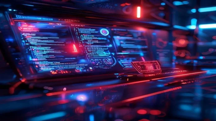 Shield protecting code with AI icons, showing AI software security vulnerabilities April 2026 | GadgetMuse