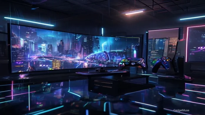A sleek PS5 Pro console displaying vibrant ray‑traced graphics from the best PS5 Pro games with ray tracing 2026 | GadgetMuse