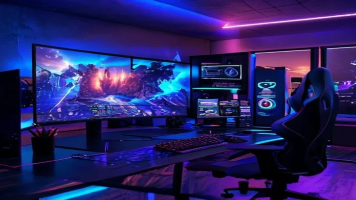 Colorful collage of gaming news today: new console launch, esports tournament, and game trailer screenshots | GadgetMuse
