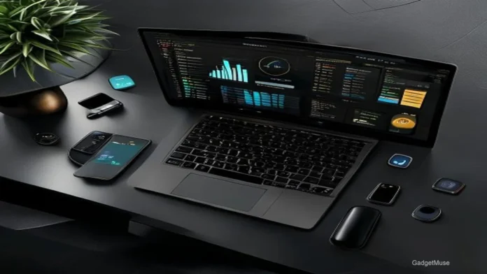 Indian freelancer using remote work productivity tools on laptop with project dashboard and chat apps open | GadgetMuse