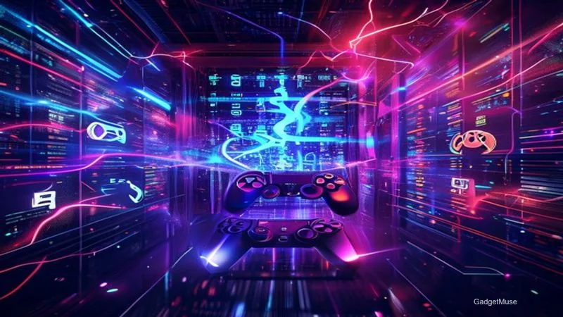 Diagram of steps to host a live streaming gaming tournament on Indian servers, with server icons and setup | GadgetMuse