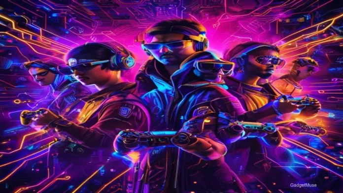 Indian gaming influencers to follow 2026: collage of popular Indian streamers with gaming gear and logos | GadgetMuse