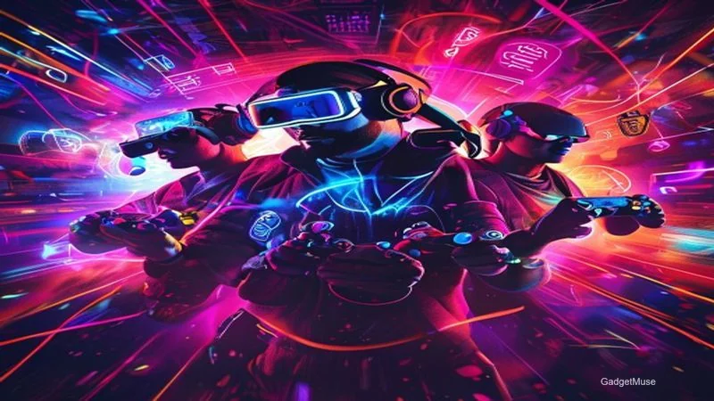 Collage of top Indian gaming influencers to follow 2026, featuring streamers with controllers and logos | GadgetMuse