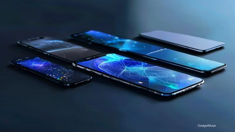 A collage of top budget 5G smartphones under 10000 rupees 2026, showcasing sleek designs and price tags | GadgetMuse
